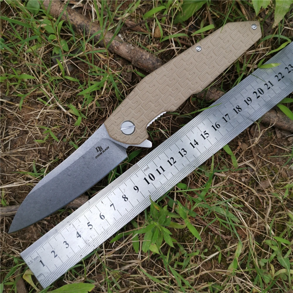 Складной нож с рукояткой G10 карманный лезвием D2 тактические ножи инструменты для