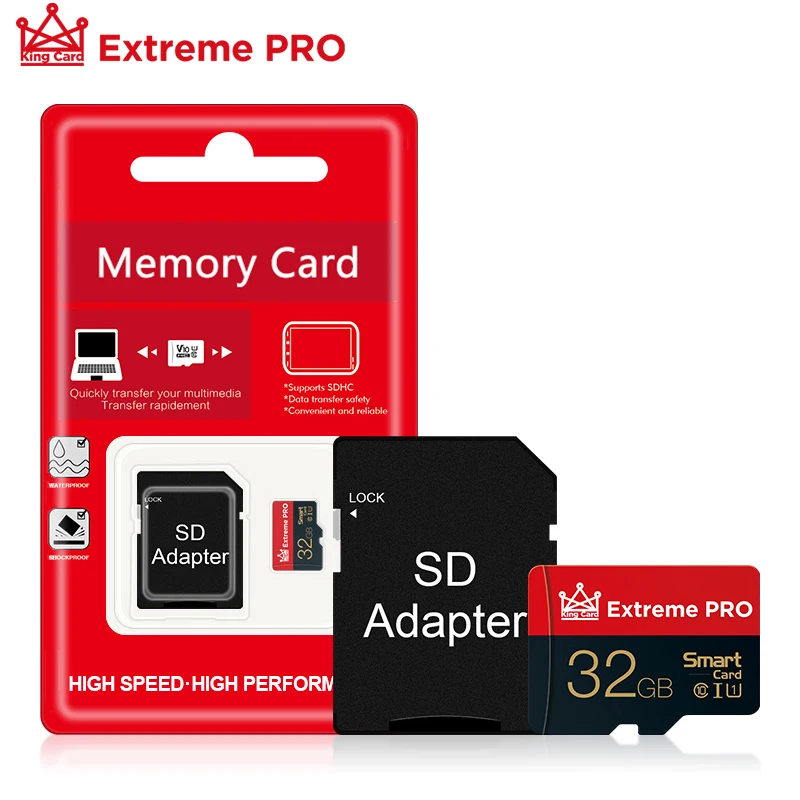 Micro SD  ,  10, 4 , 8 , 16 , 32 , 64 , 128 , 256