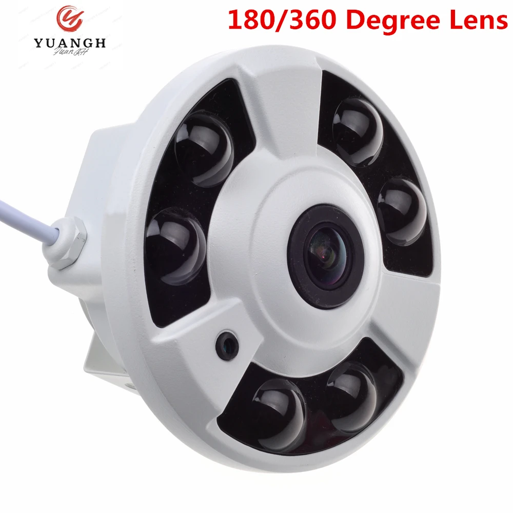 

1080P Panoramic CCTV Camera AHD Dome Metal Vandalproof Fisheye Lens 2MP Indoor Security Surveillance Camera Night Vision