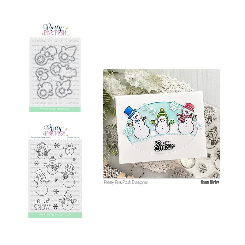 

Snowmen Friends New Metal Cutting Dies Stamps Scrapbook Diary Decoration Embossing Cut Dies Template Diy Greeting Card Handmade