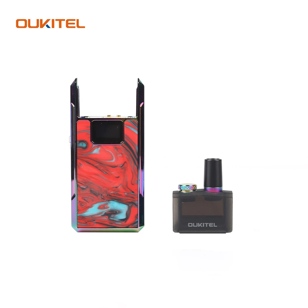 Оригинальный комплект Oukitel Bison Vape встроенный аккумулятор 1000 мАч 2 мл пустой Pod 0.6ohm