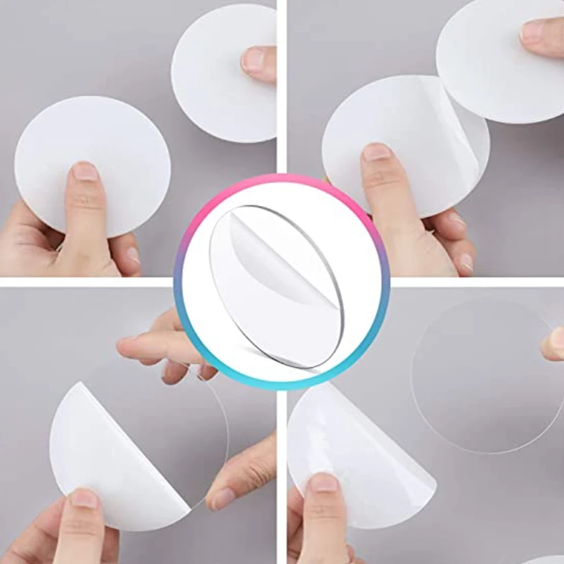 Прозрачные Акриловые заготовки 50 шт. круглые украшения акриловые круги диск для