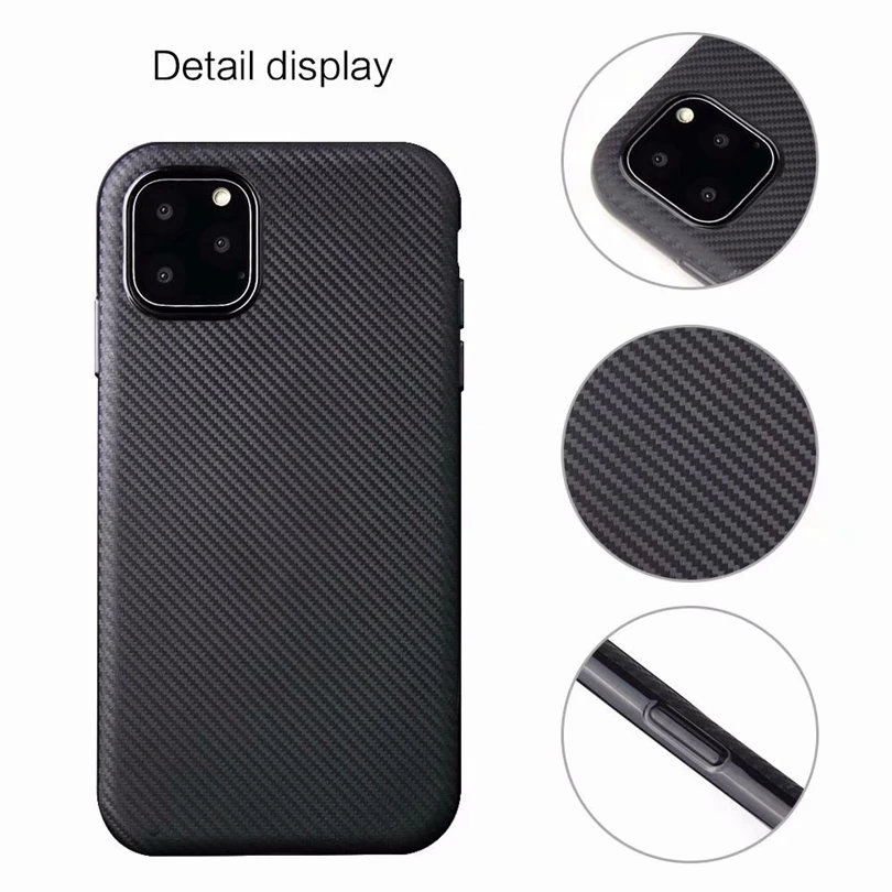 Для iPhone 11 Pro/iPhone11 Pro 5 8 &quotчехол из углеродного волокна чехол для iPhone11 8&quot Матовый