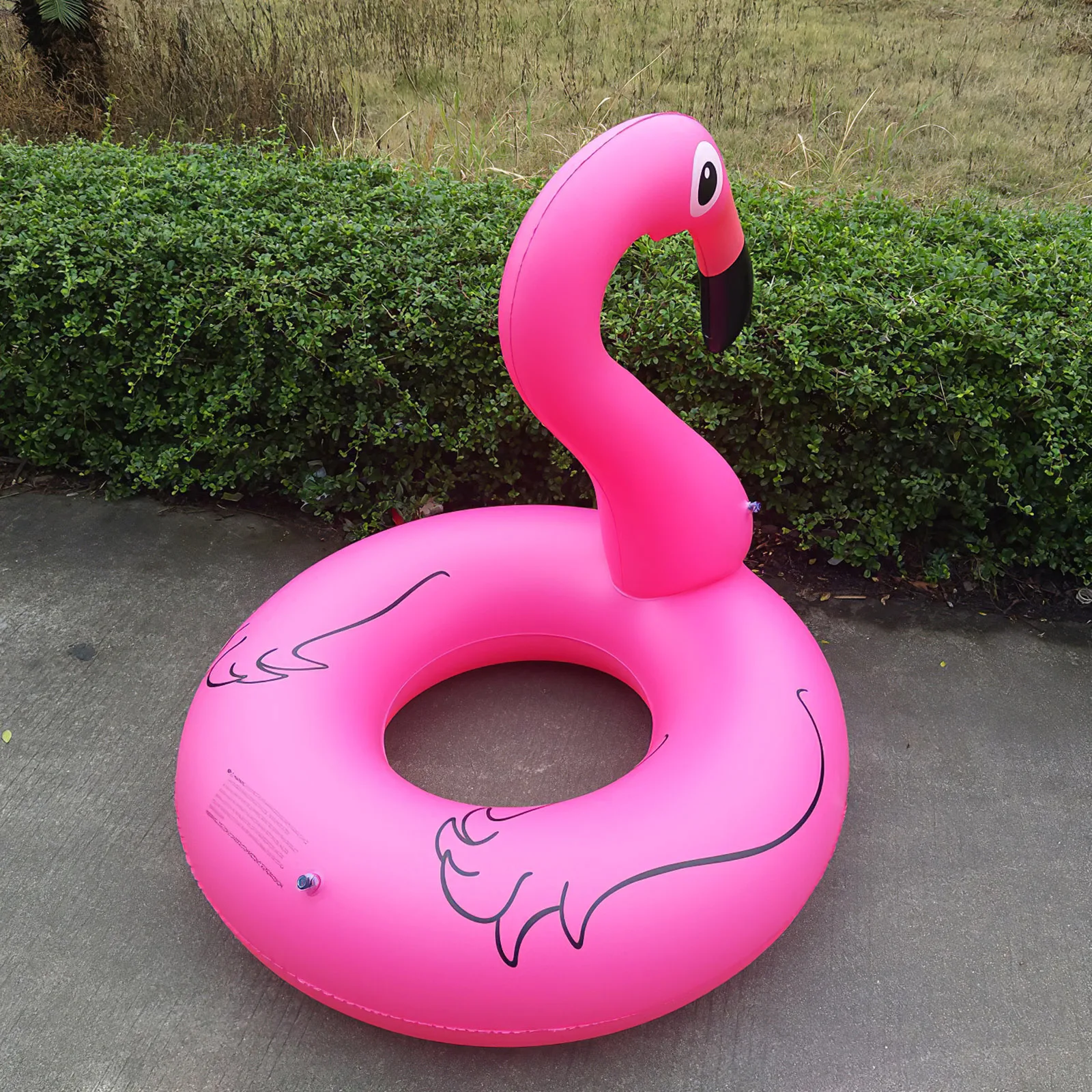

Summer rose flamingo inflatable swimming pool swimming ring riding style swimming float swimming ring water party toy