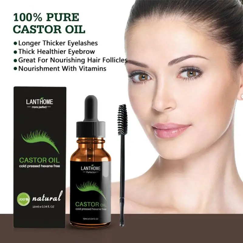 Eyebrow Eyelash Growth Serum Castor Seed Oil Liquid Eye Lash Enhancer Extension Maintenance Nursing Essential TSLM1 | Красота и