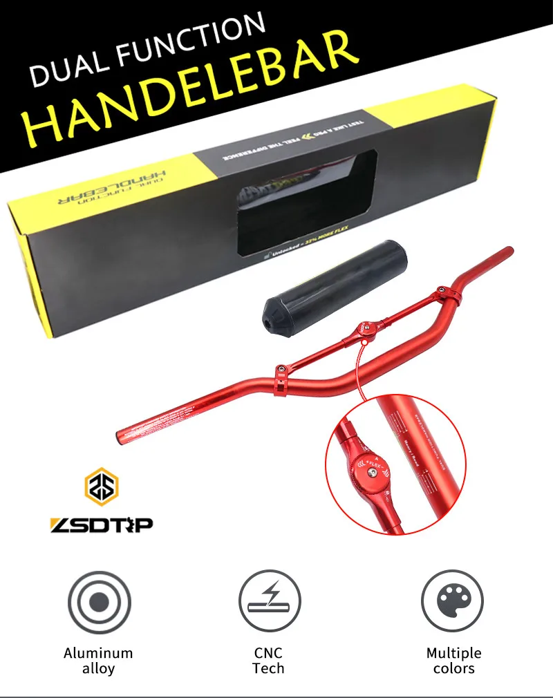 

Handlebar For PRO Taper Pack Bar 1-1/8" Handle bar Pads Grips Pit Pro Racing Dirt Pit Bike Motorcycle CNC 28.5mm Adapter