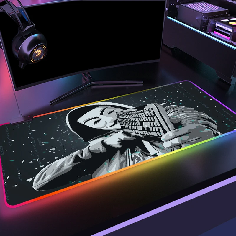 

Game Anonymous Playstation Ps4 Gaming Mouse Pad Anime Laptop Keyboard Pad Large Gaming Mouse Pad Quality MousePad RGB