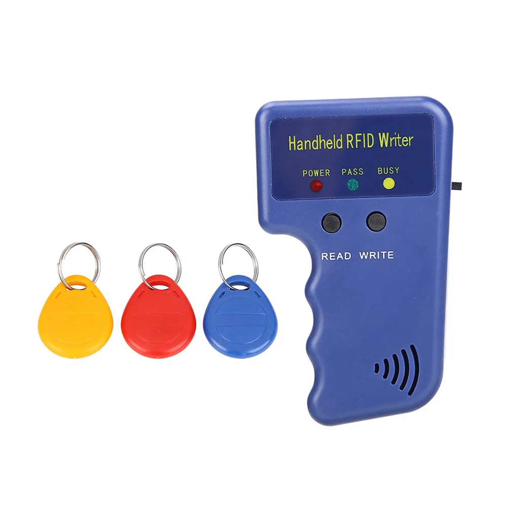 Перезаписываемые ID брелки метки Cloner карта 5200 Handhel 125 кГц EM4100 RFID Копир писатель