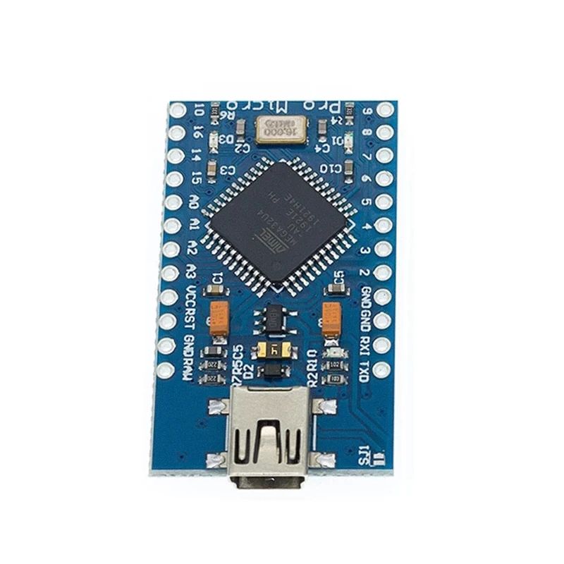 10 шт. плата Mini USB ATmega32U4 Pro Micro 5 В/16 МГц модуль платы для Arduino Leonardo ATMega 32U4 контроллер