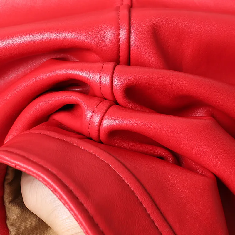 Genuine Leather Automotive Zipper Jacket and Coats Women Street Style Real Leather Sheepskin Jacket Winter Clothes 2020 Overcoat