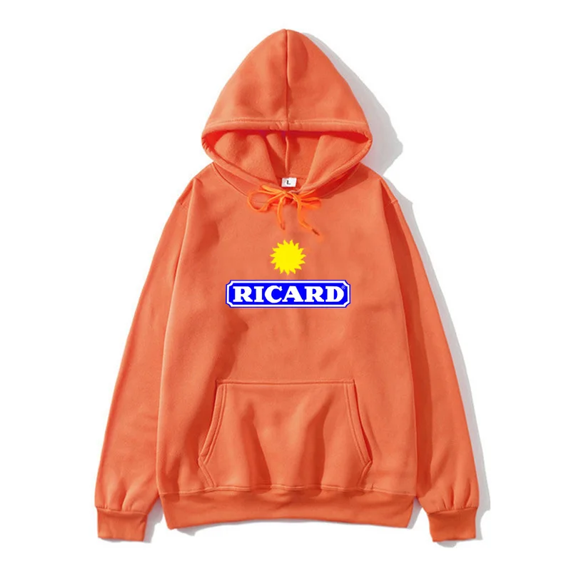 

Hoodies Sweatshirts Men RICARD Hoodie Sweat-shirt Streetwear Hoodie Pink Clothing Polerone Winter Clothes Women Harajuku Shirt