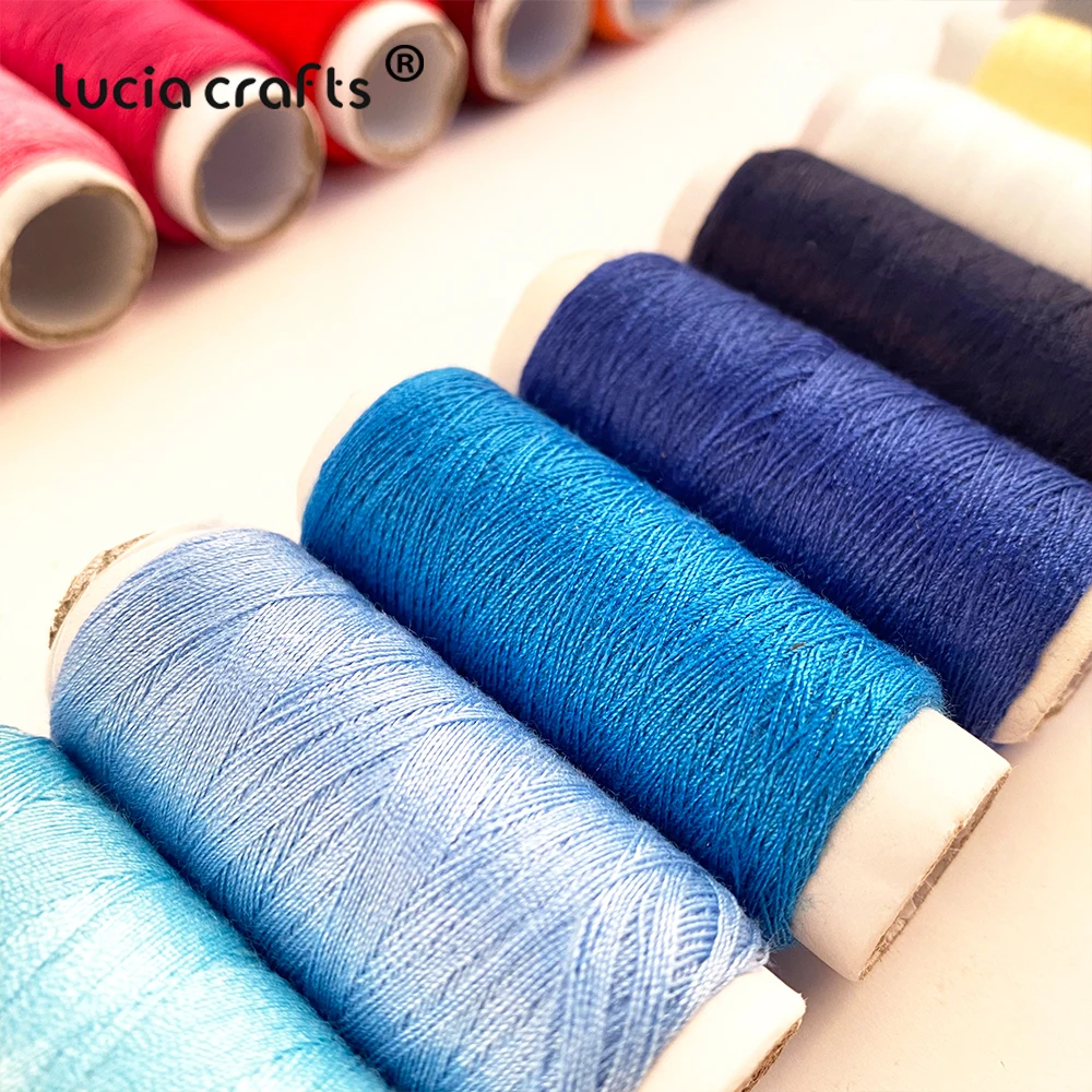 Lucia crafts 24 цвета 1 рулон/Лот швейные нитки для вышивки аксессуары рукоделия швейная