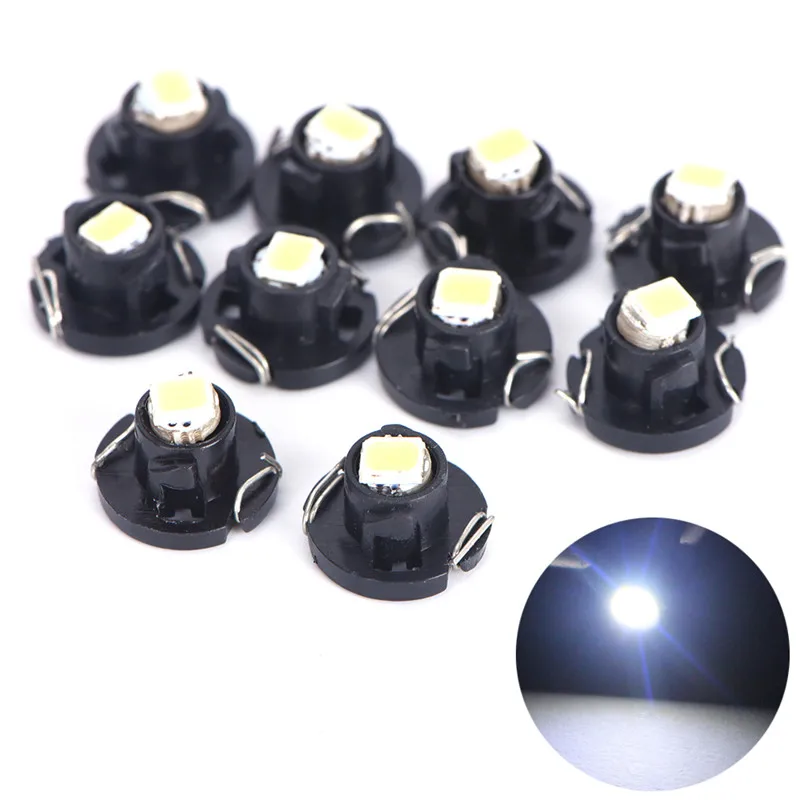 10 шт. белые Нео клиновидные 1 SMD 1210 светодиодный автомобильные лампы T3 HVAC