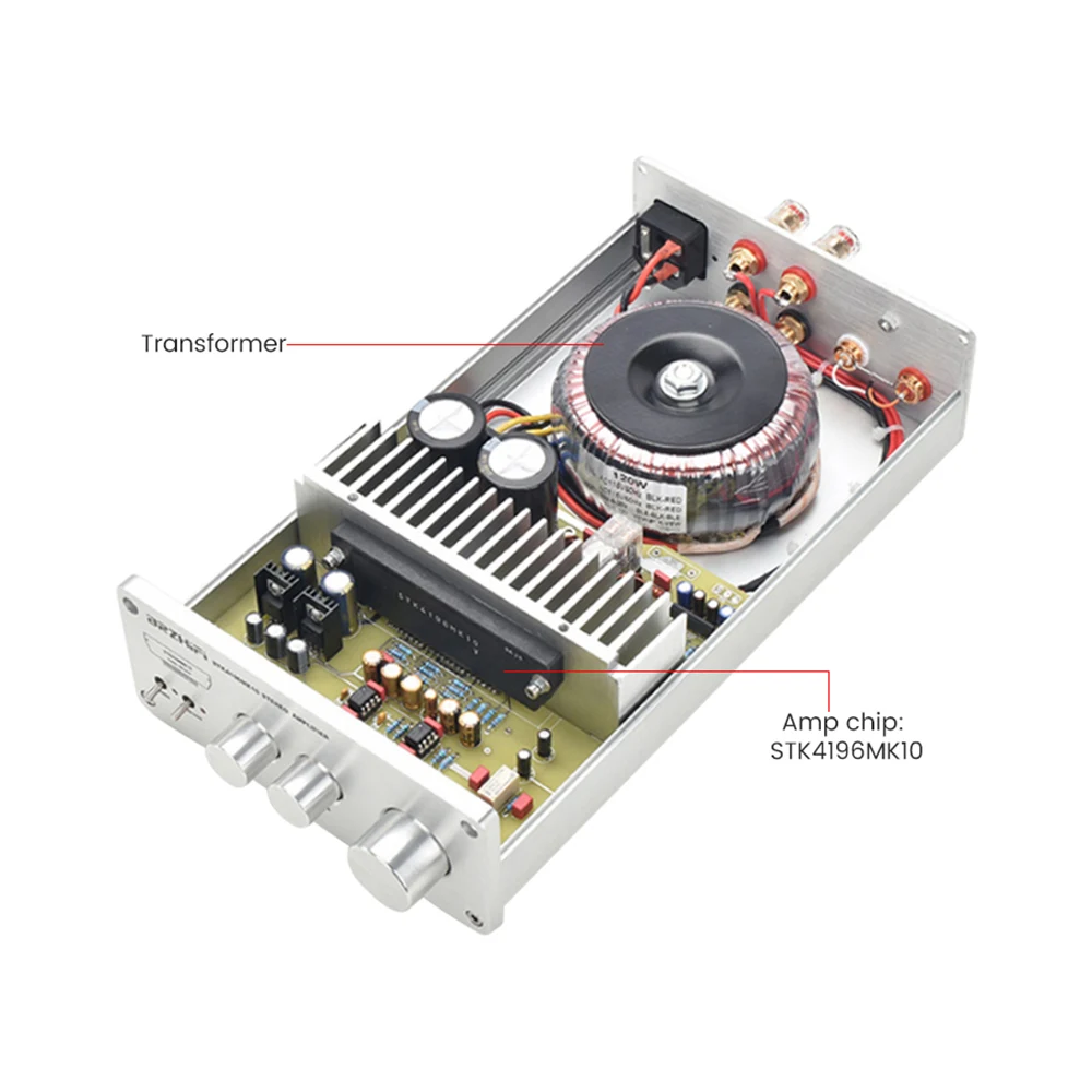 Усилитель звука BRZHIFI STK4196MK10 Bluetooth 5 0 класса AB 50 Вт 2 стерео усилитель усилители