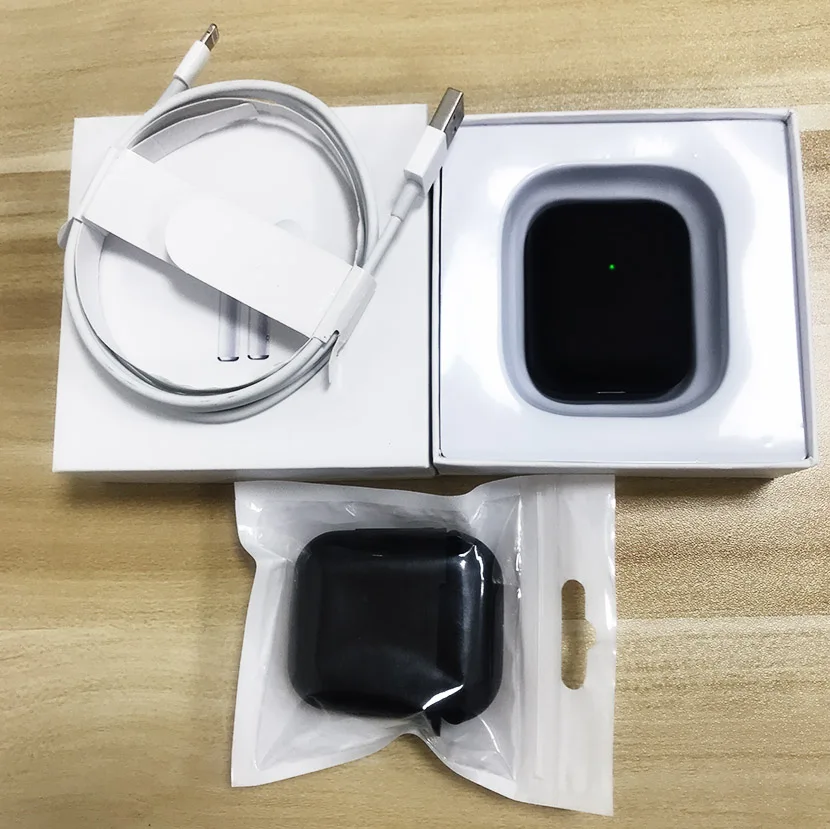 black-black Новинка i50000 pro tws Arie 2 Наушники-вкладыши сенсор беспроводные наушники buletooth гарнитура Bluetooth 5,0 наушники pk i9000 i50000 i90000 tws Pro - Цвет: black-black