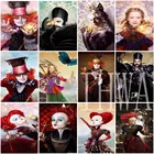 Disney камни в форме ромба алмазов картина Алиса в стране чудес 5D DIY Алмазная Вышивка Набор для вышивания крестиком, ручная работа, украшение для дома