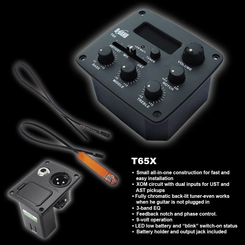 Акустическая гитара пикап Гитара с эквалайзером аксессуары B-Band T65 электронный