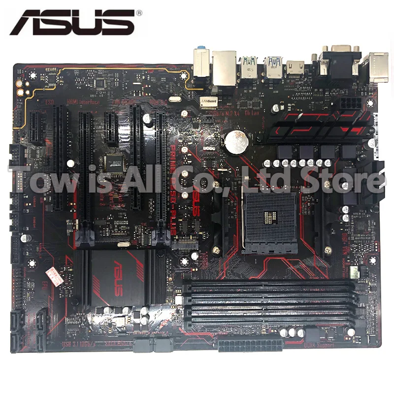 Материнская плата ASUS PRIME B350-PLUS | Компьютеры и офис