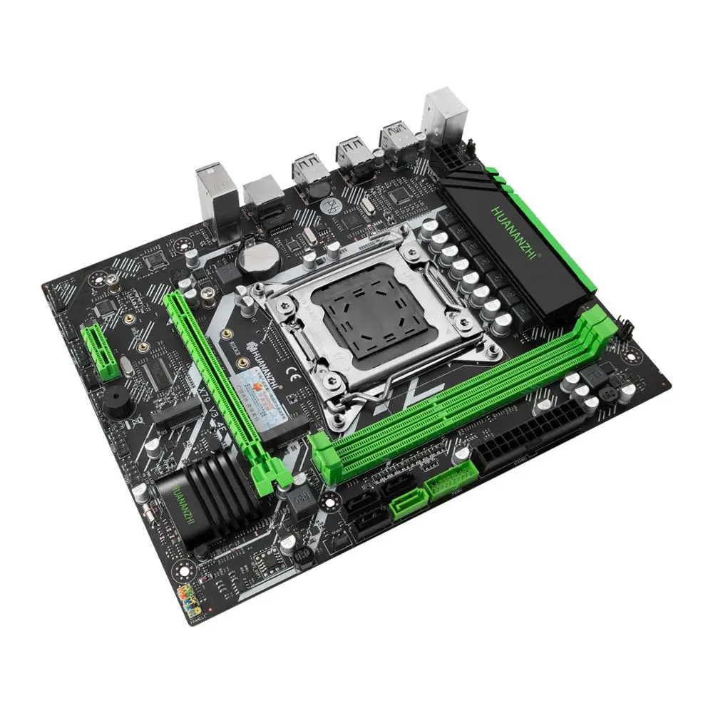 Kaufen HUANANZHI Motherboard X79-6M REV 2,0 Ist Geeignet Für ECC Server Speicher/desktop Allgemeine Speicher Und M.2 NVME Protokoll Interface + M