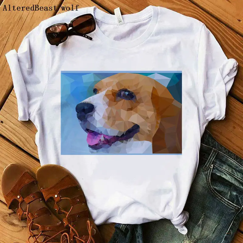 as picture Sushi beagle, Женская забавная Милая модная футболка, Женская Повседневная футболка с принтом, модная футболка с коротким рукавом, летняя женская футболка с рисунком Харадзюку - Цвет: as picture