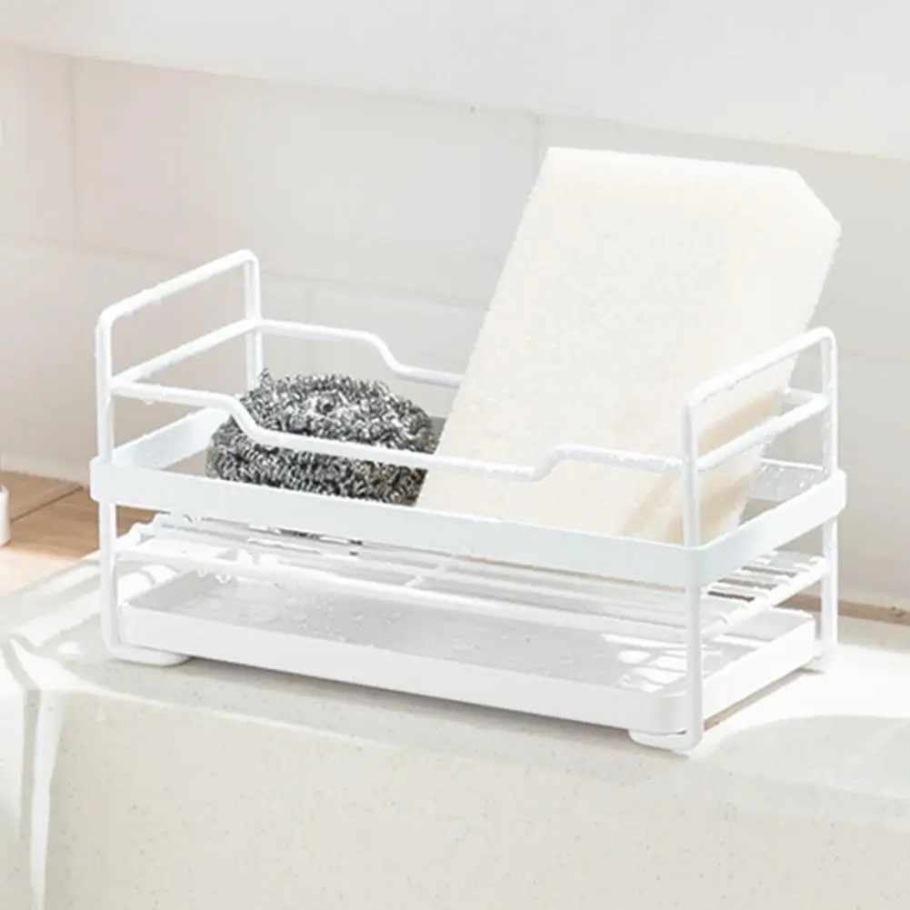 

Кованая прочная матовая стойка для раковины lron, противоскользящий органайзер для быстрого слива в ванной комнате