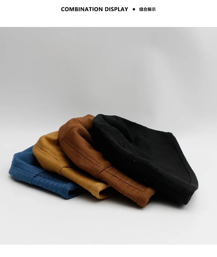 Новая осенне-зимняя шапка Женская однотонная Ретро Рыбацкая Осенняя модная