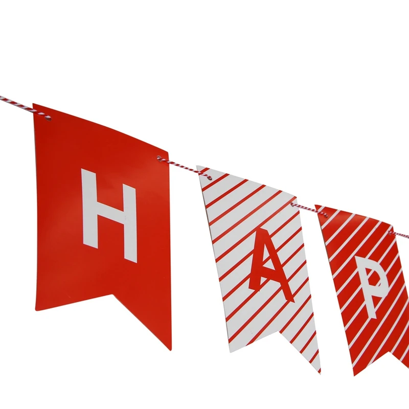 

Happy Birthday Party Paper Red and White String Banner with Magnetic Wall-Mounted Rack Washing Machine Side Rack