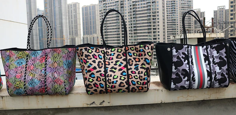 

BEACH Luxury Women Shoulder Bag Large Neoprene Handbags Bolsas Female Travel Holiday Designer Diving Bags