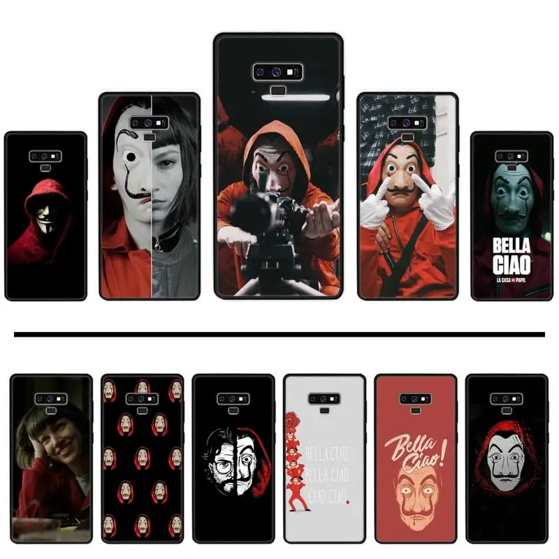 Бумажный дом Испания ТВ деньги Heist Роскошный чехол для телефона Samsung Galaxy S8 S9 S10 Plus