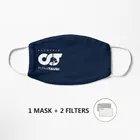 Маска Scuderia Tauri Formula 1 Team белая, забавная моющаяся маска для лица, полумаска для лица в стиле хип-хоп, вечеринка, одноразмерная маска