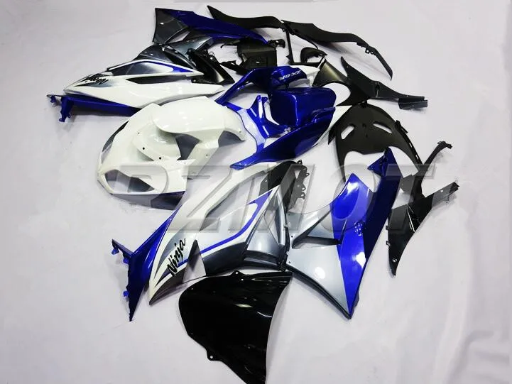 

Injection New ABS Fairings Kit Fit for kawasaki Ninja ZX-6R 636 2009 2010 2011 2012 6R 09 10 11 12 Bodywork set blue white