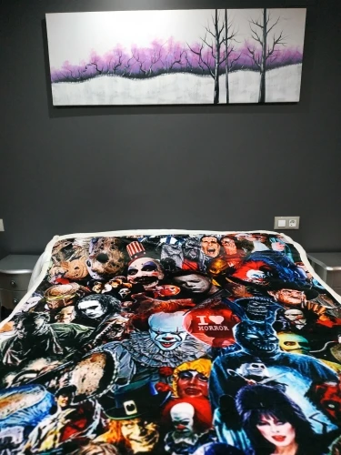 Плюшевое одеяло из фильма ужасы для взрослых хит продаж шерпы рождественское