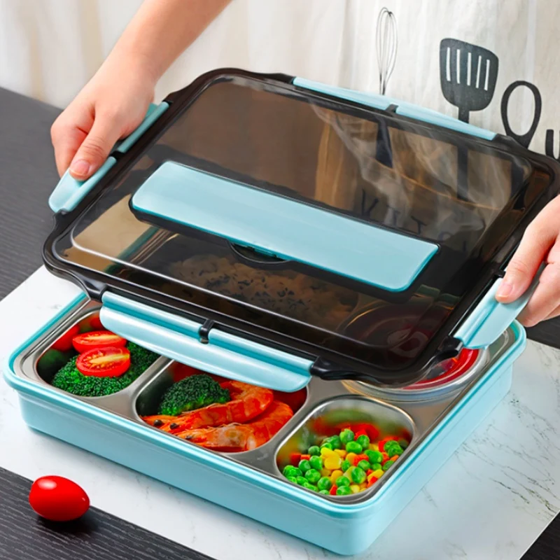 Портативный Ланч бокс из нержавеющей стали 304 новый популярный стильный