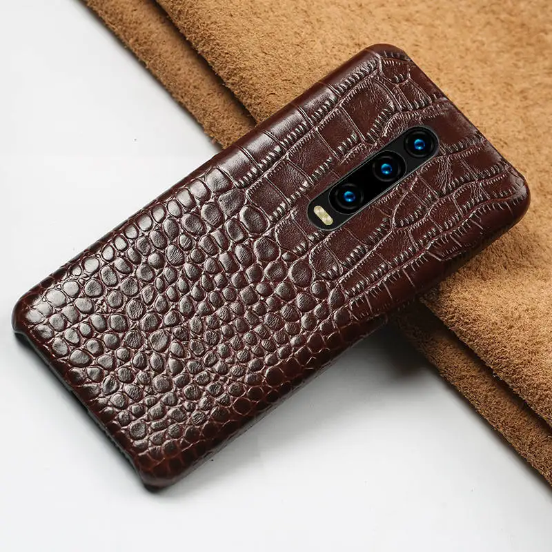 Коричневый Чехол для телефона из натуральной коровьей кожи для Xiomi Red mi Note 8 Pro 8T Note 7 6 5Plus 4x чехол для mi 9 9T PRO 9 Lite 8 8 Lite A3 Note 10 - Цвет: Коричневый