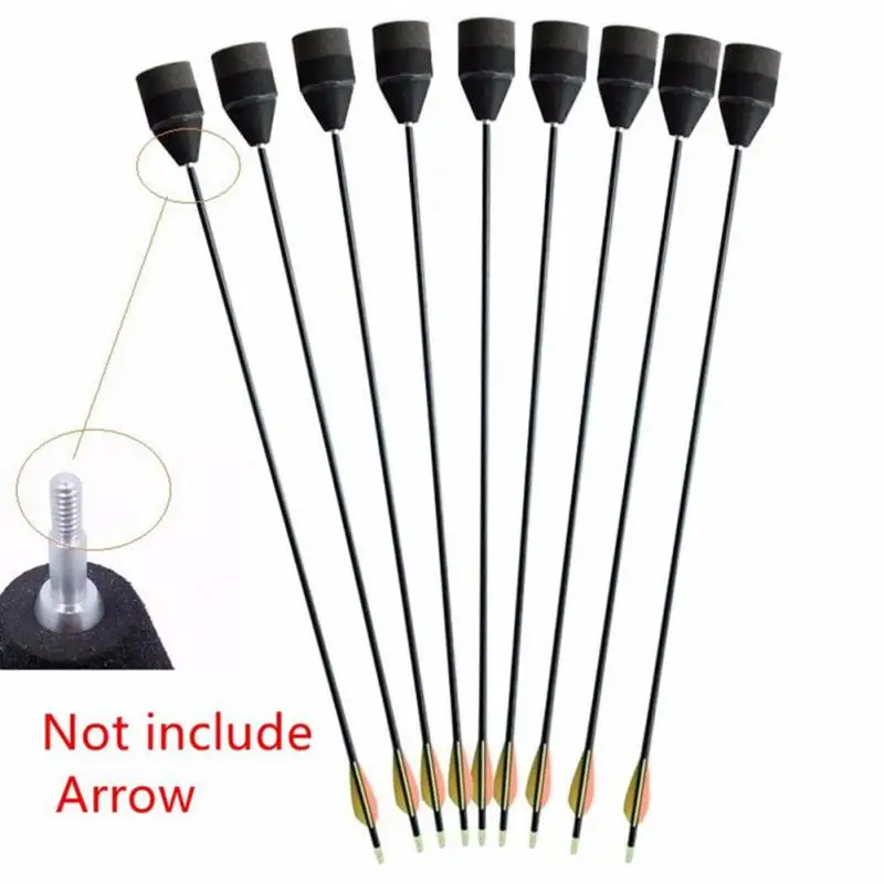 

1 pcs Soft Sponge Arrows Foam Shooting Arrowhead Game Practice Safe Target Arrow Combat Tagging Foam Tips Arrow 3.5inch Length