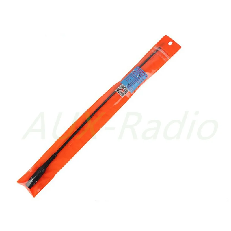 

Walkie-talkie antenna NA772 curved male UV double segment black for Yaesu VX5R/6R/7R BF- UV3R UV100