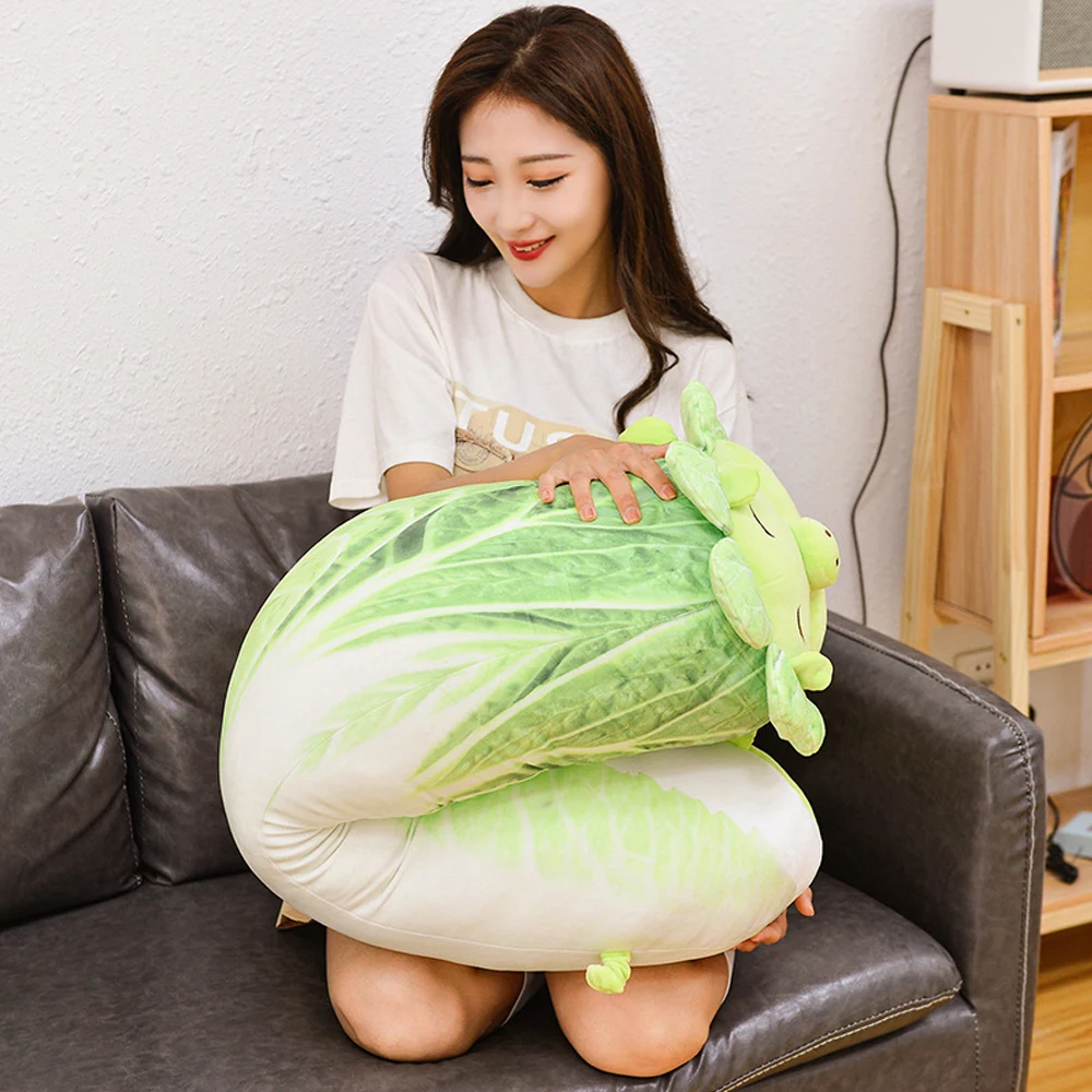 

40-120cm Cute Vegetable Fairy Plush Toys Japanese Cabbage Pig Lovely Stuffed Animal Pigs Soft Doll Pillow Gifts for Kids Girls
