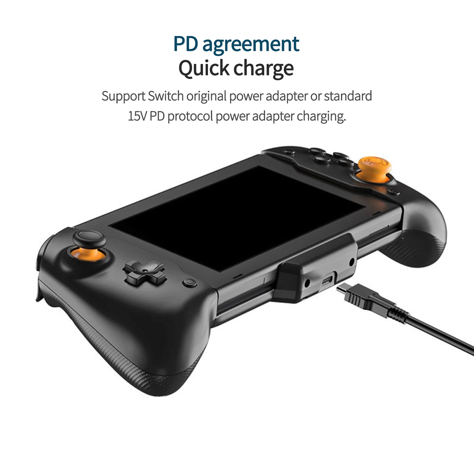

Non-Slip Push-In Gamepad Gamepad Double Motor Inline Controller Gamepad For Nintendo Switch Handheld Controller Grip Console