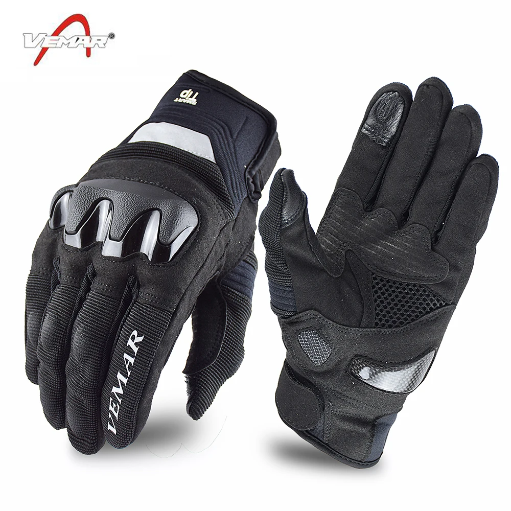 Летние Мотоциклетные Перчатки vemara перчатки с сенсорным экраном для мотокросса и
