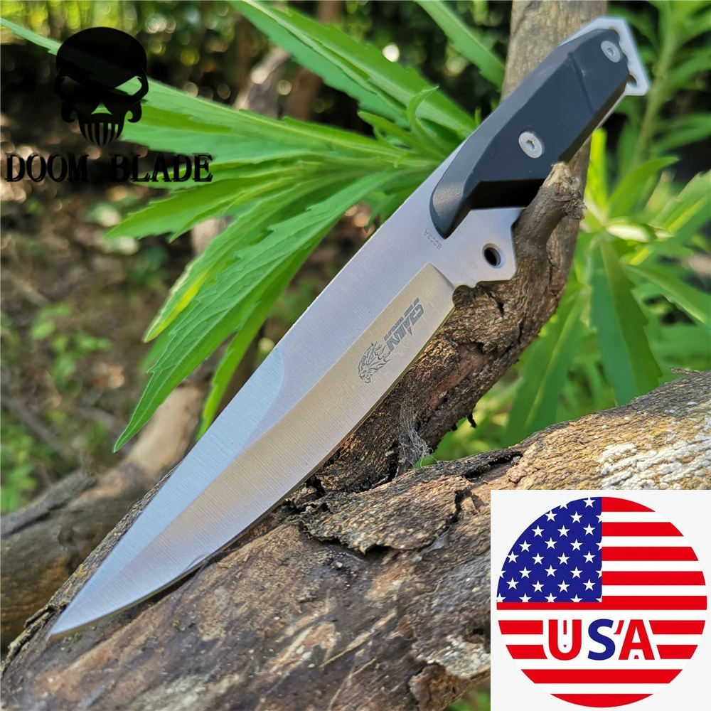 Острой сабель для самообороны тактический прямой нож рыболовные ножи подходят