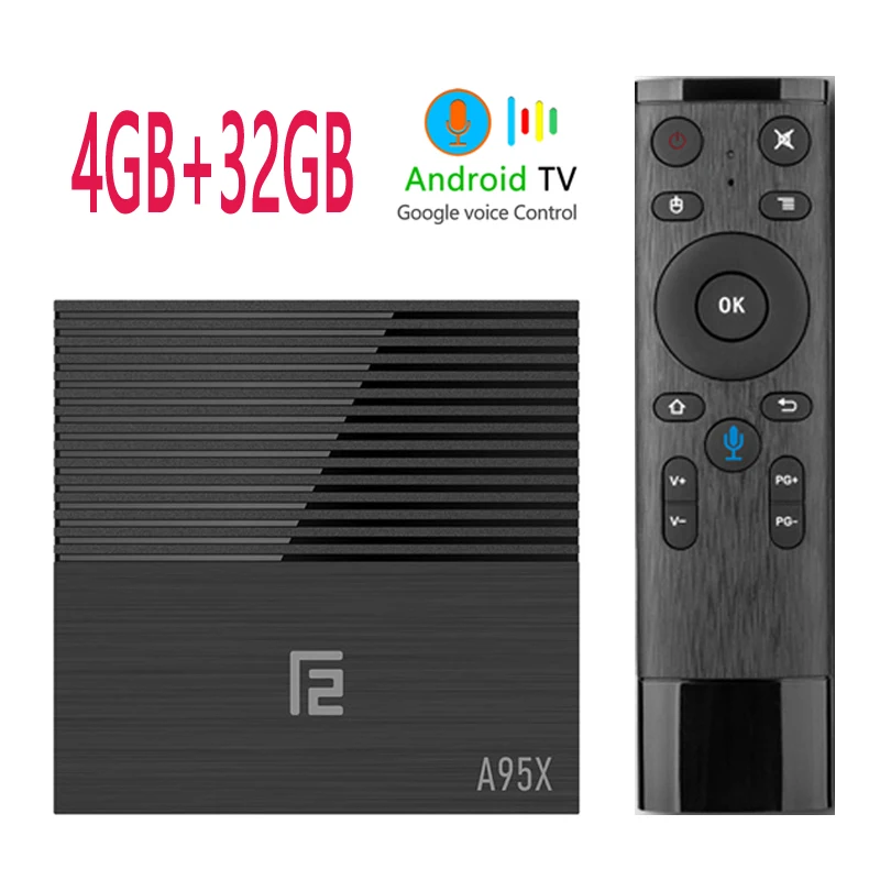 A95x F2 Смарт ТВ приставка Android 9,0 ТВ приставка S905 x2 4G 64G 4k четырехъядерный приставка медиаплеер Поддержка IP tv PK X96 MAX HK1 - Цвет: 4G   32G    Y