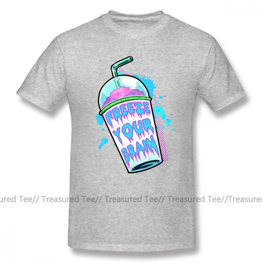 Heathers футболка Freeze Your Brain футболка негабаритных мужчин футболка лето 100 хлопок короткий рукав милый Графический Tshirt1