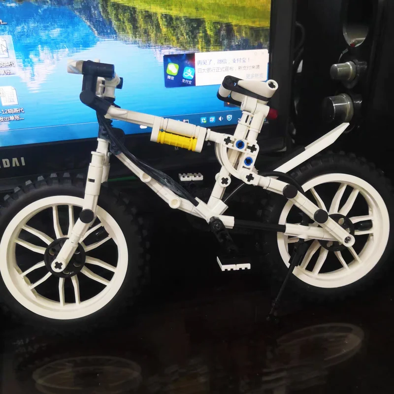 

High-tech serie Moc Racing bike Building Blocks Bricks Sets Mountain Cycling Bicycle Model Toys For Kid Birthday Gift Home Decor