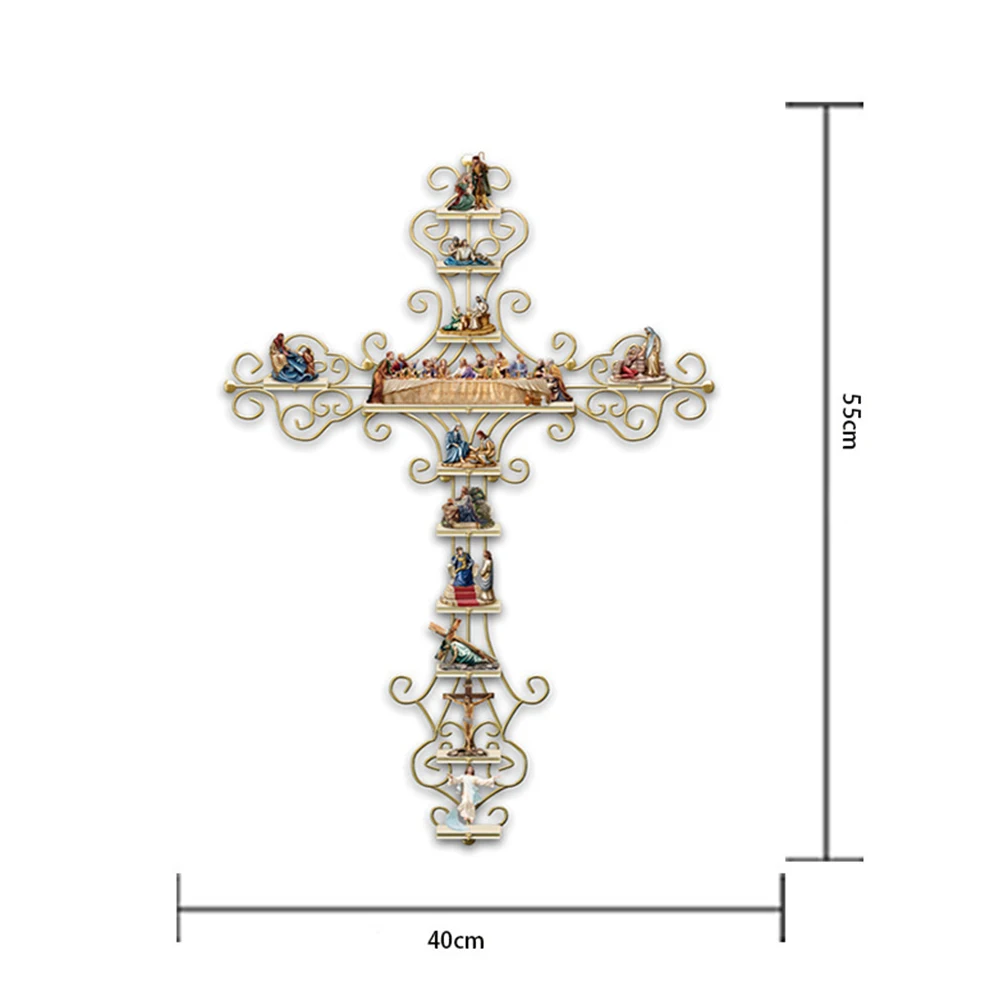

Vinyl Cross Wall Stickers Home Decor Hanging Cross Faith Love Stickers for Door Wall Glass Tiles Home Decoration