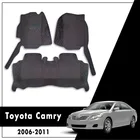 Автомобильные коврики для Toyota Camry 2006, 2007, 2008, 2009, 2010, кожаные коврики, водонепроницаемые аксессуары для салона автомобиля
