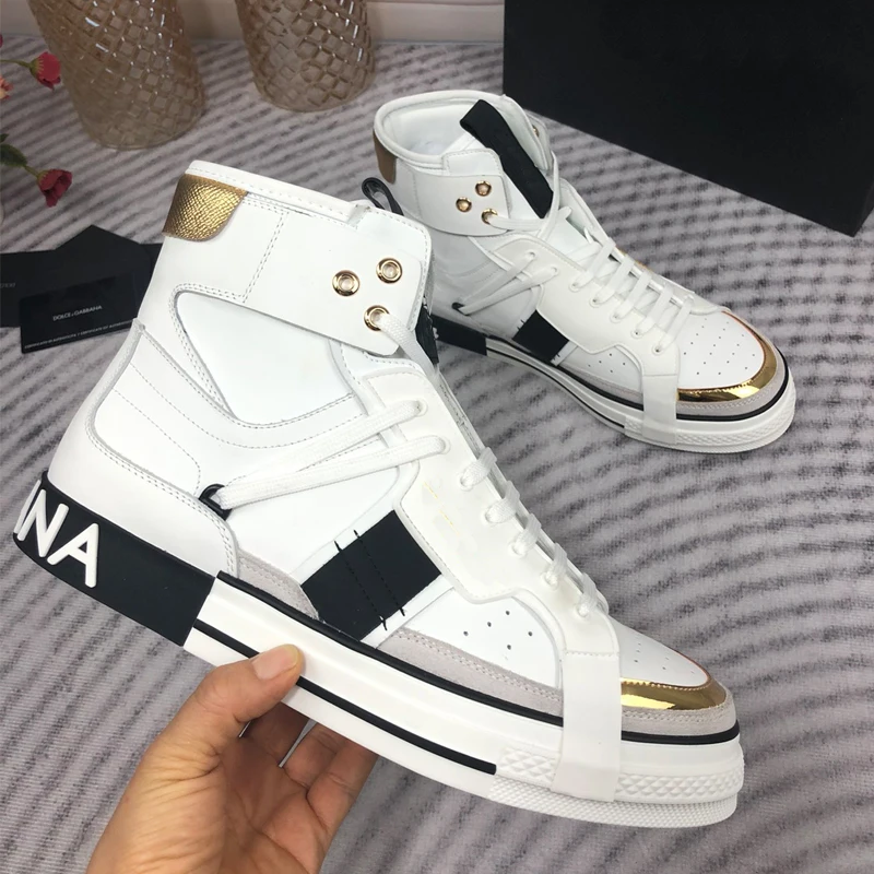 

Мужская повседневная обувь, Новая Осенняя обувь с высоким верхом, теплая хлопковая обувь, модные Универсальные Ботинки Martin, зимние мужские ...