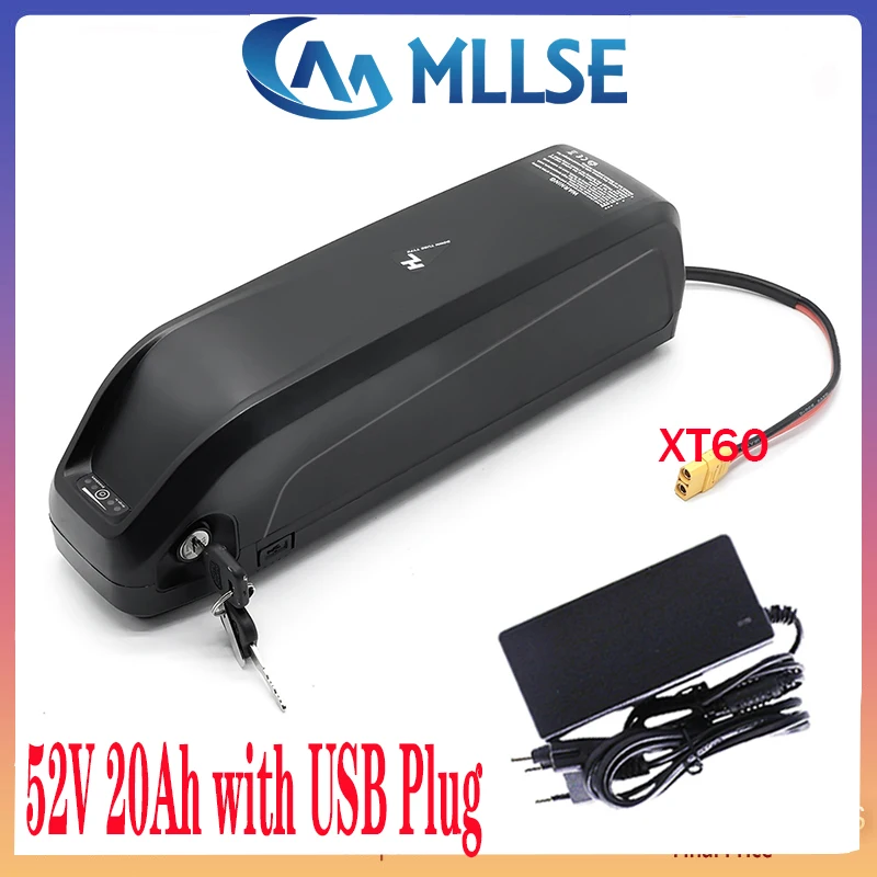 Оригинальная Аккумуляторная батарея для электровелосипеда 52 в Hailong Downtube 20 Ач BMS 350