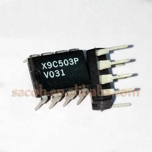 10PCS/lot New OriginaI X9C503P X9C503PZ X9C503 or X9C503PI X9C503PIZ DIP-8 Digitally Controlled Potentiometer Voltage Regulator