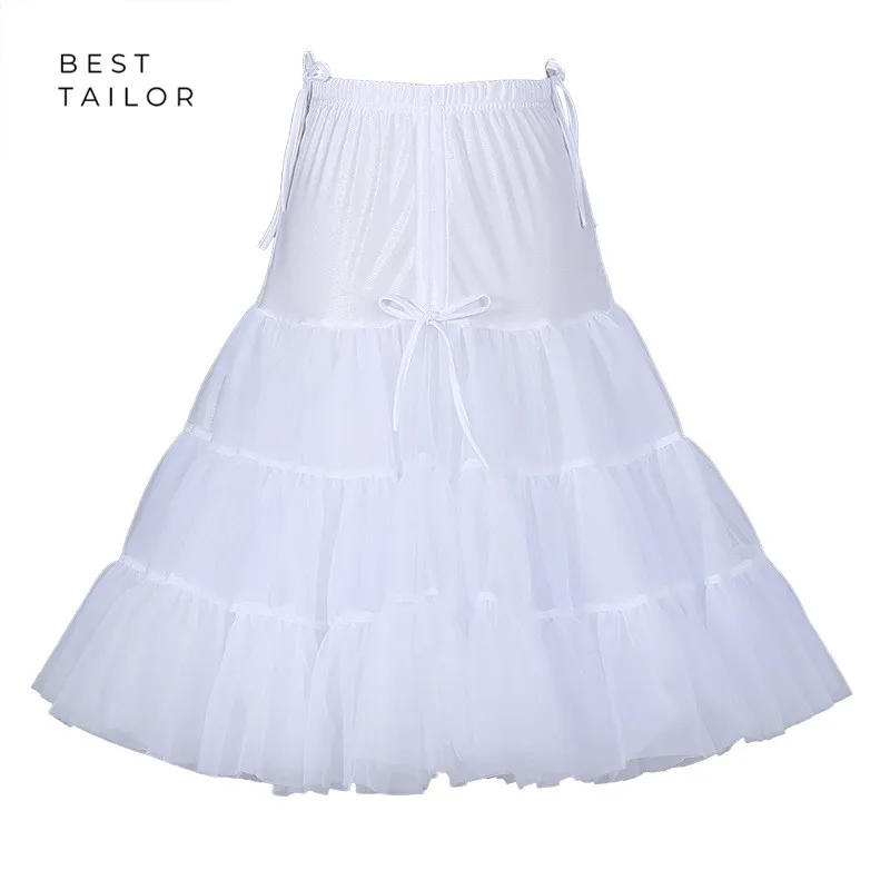 

Swing Petticoat Retro White Black Lolita Short Slip Tutu Petticoat Dance Swishy Bride Underskirt Wedding Accessories Marriage