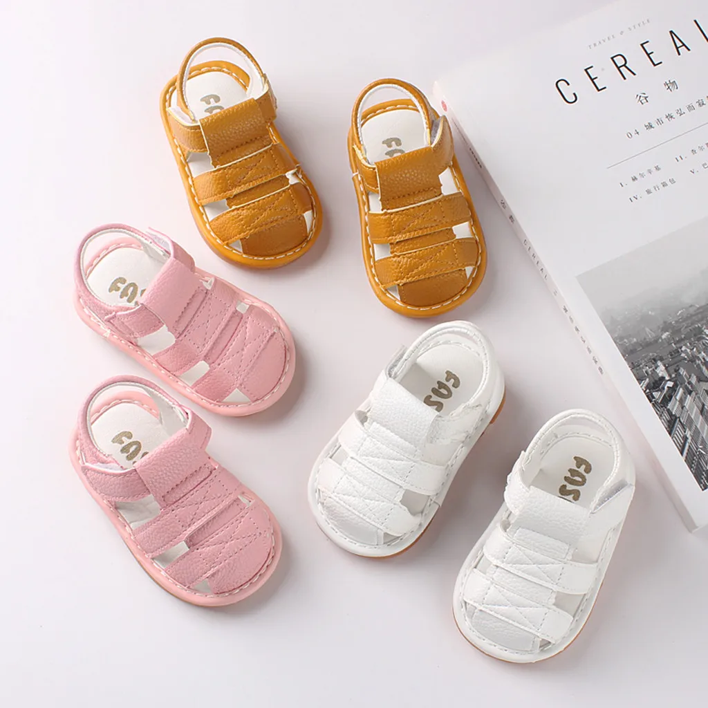 

Newborn Baby Sandals Summer Princess Baby Girl Shoes Newborn Baby Girls Boys Roman Shoes Sandals First Walkers Soft Sole Shoes